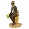 Stoneage Arts Inc 7" Handmade Free-Standing Alabaster Tuareg Shepherd Figurine